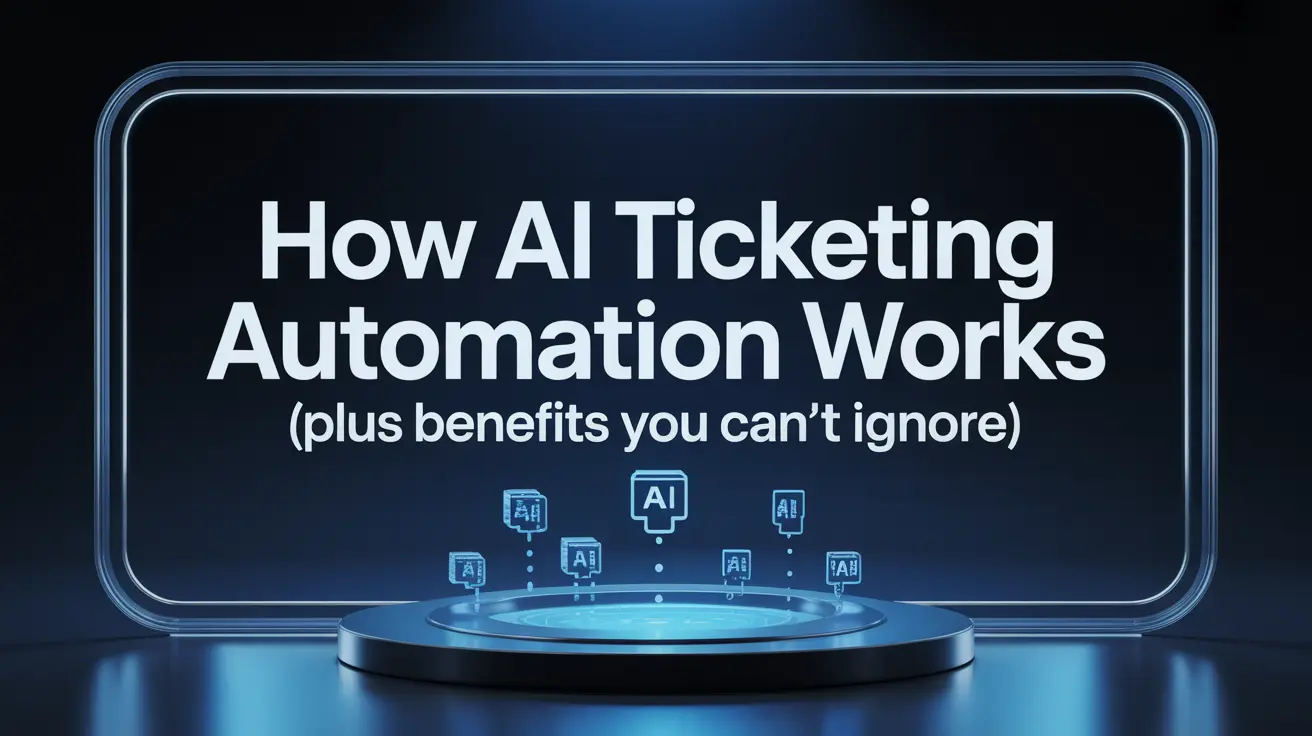 How AI Ticketing Automation Works (Plus Benefits You Can’t Ignore)