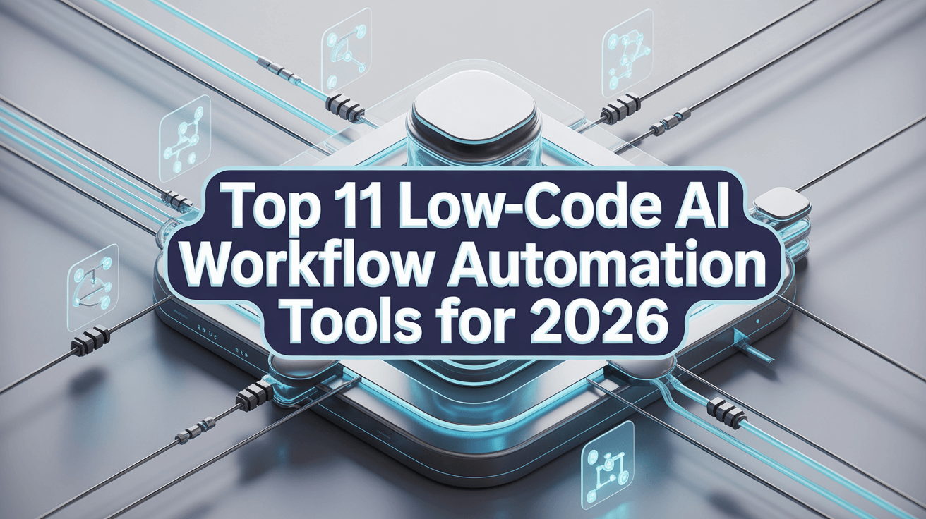 Top 11 Low‑Code AI Workflow Automation Tools for 2026