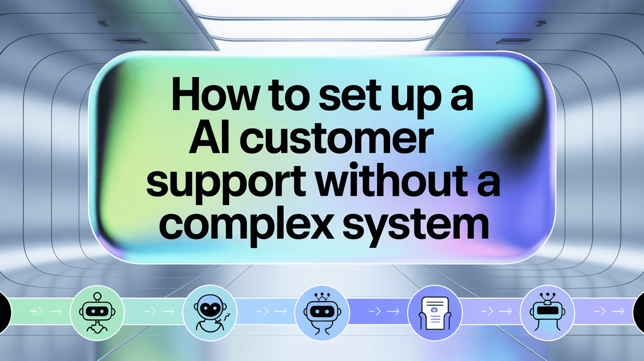 How to Set Up AI Customer Support Without a Complex System